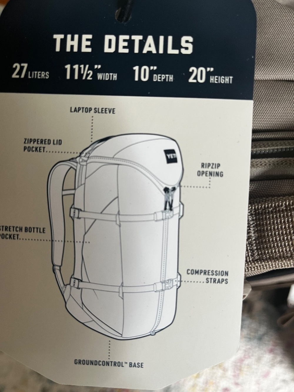 Yeti Ranchero Backpack - Picture 8 of 9